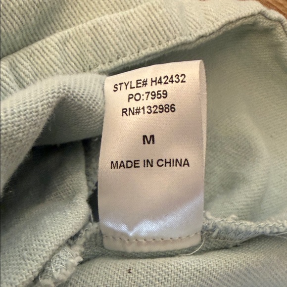 MOD on Trend Light Blue Denim Puff Sleeve Dress, Size Medium - Picture 7 of 7